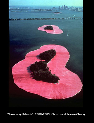 artwork by Christo nd Jeanne Claude